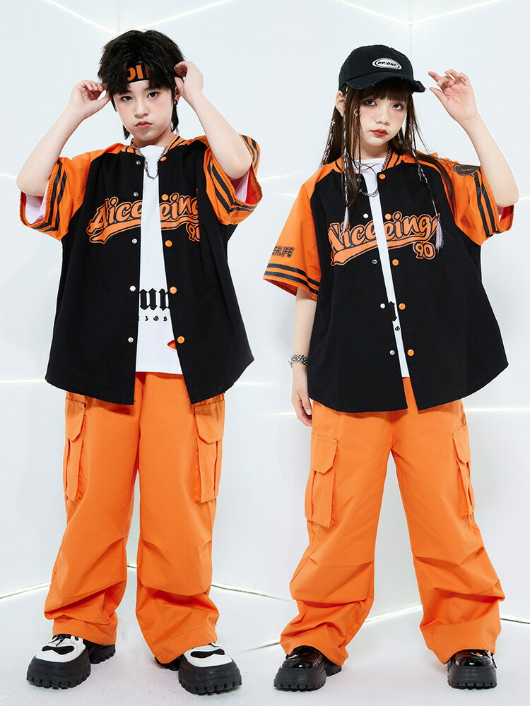 キッズ ダンス衣装 野球 スーツ シャツパンツ 男の子 女の子 ギンガム パンツ ハーフパンツ ヒップホップ 韓国 キッズダンス衣装 衣装 子供服 ダンスウェア ダンスキッズ ダンス衣装 野球 スーツ